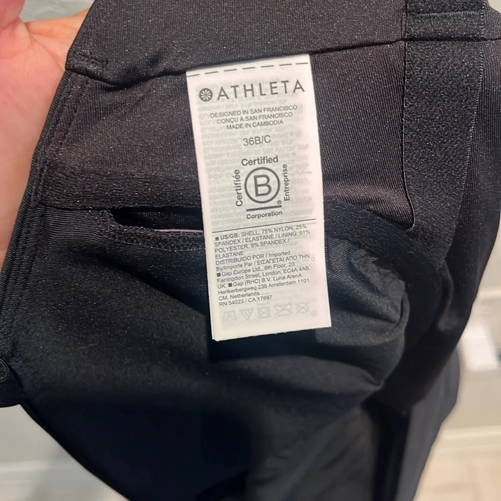 ATHLETA SQUARE NECK V‎ ONE PIECE SWIMSUIT